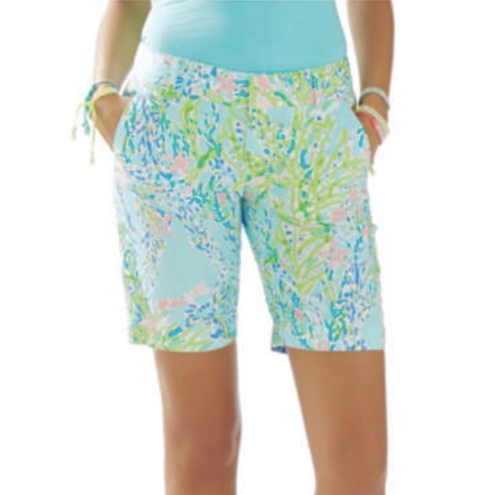 Lilly Pulitzer The Chipper Shorts Floral Casual 6